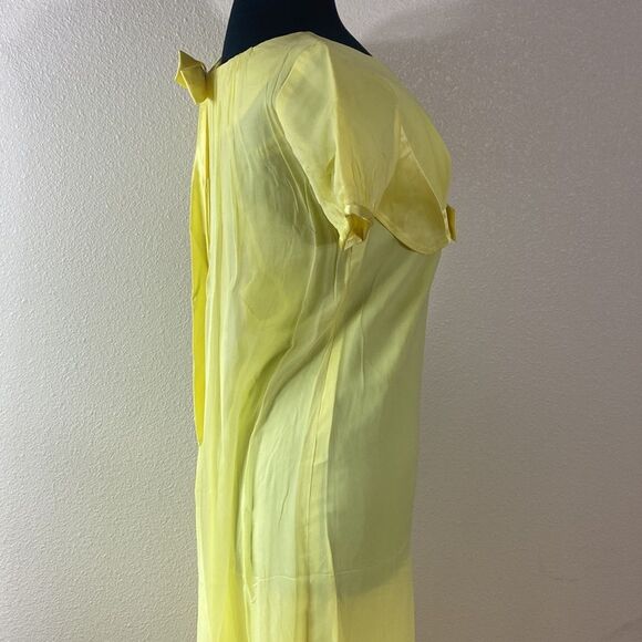 VTG HANDMADE ILGWU SILK WOMEN DRESS SIZE SM NEEDS PROFESSIONAL CLEANING - Picture 9 of 14